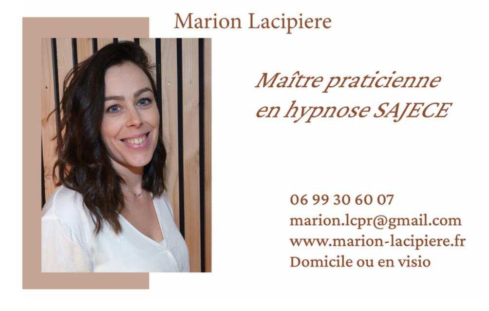 Site officiel Marion LACIPIERE Hypnose SAJECE