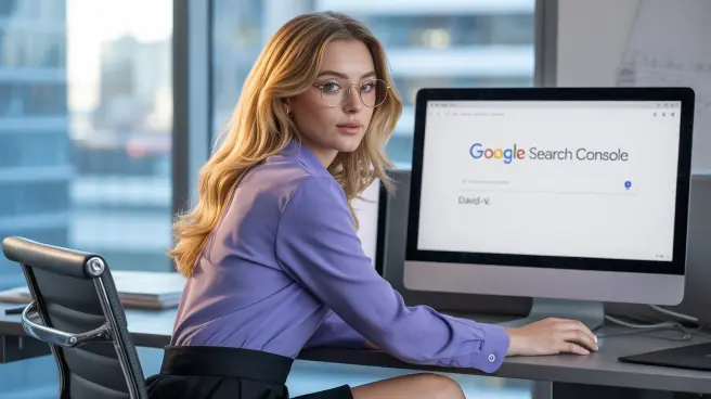 header google search console