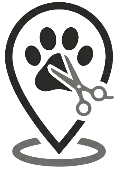 icone de géolocalisation pour un salon de toilettage