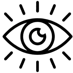 un oeil pour symboliser la visibilitée